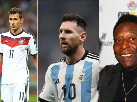 Messi sobe no ranking: Veja os maiores artilheiros da história da Copa