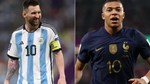 Messi e Mbappé estarão frente a frente na final da Copa do Mundo (Foto: Getty Images)