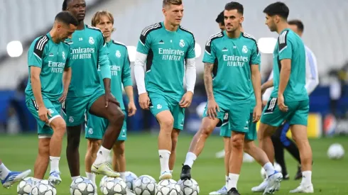 Real Madrid Training Session And Press Conference – UEFA Champions League Final 2021/22