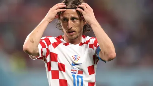 Luka Modric, em campo pela Croácia (Foto: Getty Images)