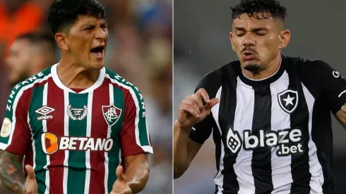 Cano e Tiquinho Soares são os centroavantes de Fluminense e Botafogo (Foto: Getty Images)