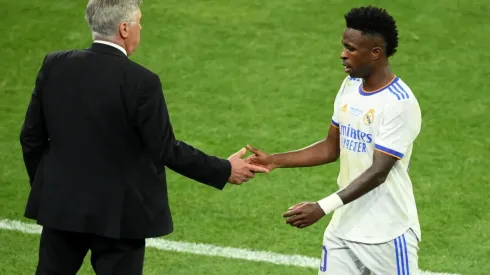 Vini Jr recebe elogios de Ancelotti