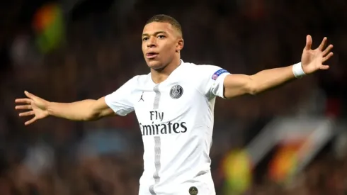 Foto: Alex Caparros/Getty Image – Mbappé comemora gol no PSG