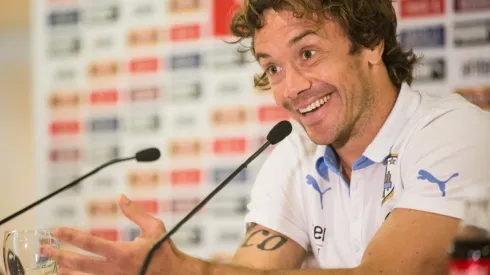 Uruguay Press Conference - 2014 FIFA World Cup Brazil