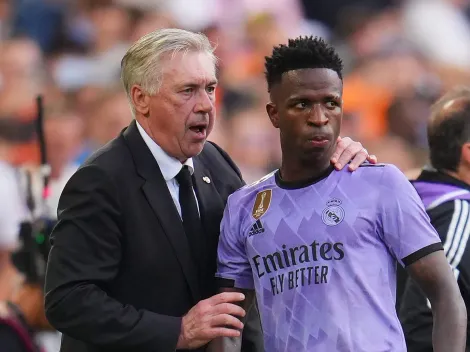 Ancelotti desabafa e critica La Liga após mais um caso de racismo contra Vini Jr