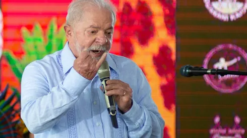 Lula presta solidariedade a Vini Jr (Photo by Andressa Anholete/Getty Images)