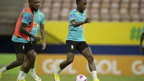 Gerson postou um texto em solidariedade a Vini Jr ( Lucas Figueiredo/CBF)