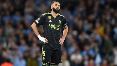 Benzema jogador do Real Madrid. (Photo by Michael Regan/Getty Images)