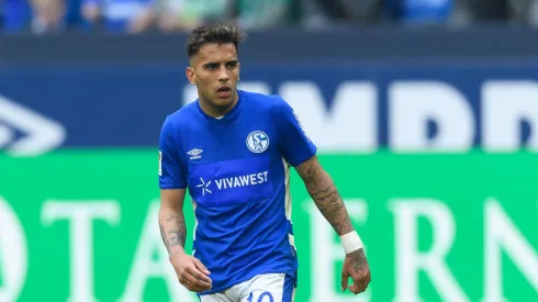 GELSENKIRCHEN, GERMANY - APRIL 23: Rodrigo Zalazar Martinez of FC Schalke 04 looks on during the Second Bundesliga match between FC Schalke 04 and SV Werder Bremen at Veltins Arena on April 23, 2022 in Gelsenkirchen, Germany. (Photo by Mario Hommes/vi/DeFodi Images via Getty Images)