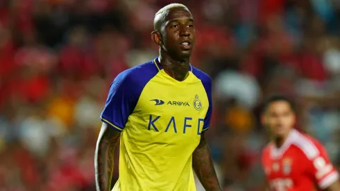 FARO, PORTUGAL – JULY 20:  Anderson Talisca of Al Nassr during the Pre-Season Friendly match between Al Nassr and SL Benfica at Estadio Algarve on July 20, 2023 in Faro, Portugal.  (Photo by Gualter Fatia/Getty Images)