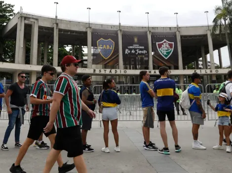 Confusão! Torcedores de Fluminense e Boca Juniors entram em confronto antes da final da libertadores