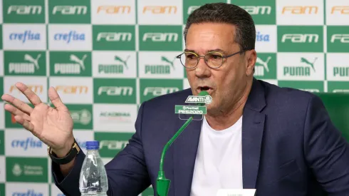 Vanderlei Luxemburgo como treinador do Palmeiras. Foto: Fabio Menotti/Palmeiras