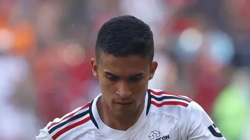 Rodrigo Nestor em atuação pelo São Paulo. Foto: Flickr Oficial SPFC/Rubens Chiri