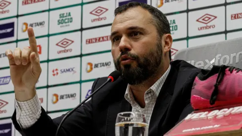 Mário Bittencourt: presidente quer qualificar elenco do Flu (FOTO: LUCAS MERÇON/FLUMINENSE F.C./DIVULGAÇÃO)