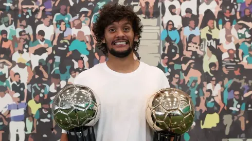 Scarpa em sua despedida do Palmeiras. (Foto: Cesar Greco/Palmeiras/by Canon)