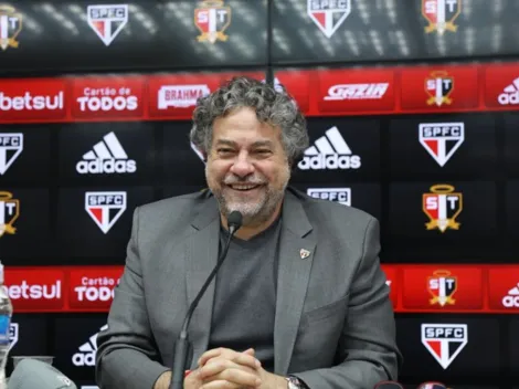 Presidente do São Paulo quebra silêncio sobre contratação de volante