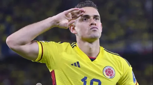 Rafael Borré quer atiar no Brasil. (Photo by Gabriel Aponte/Getty Images)