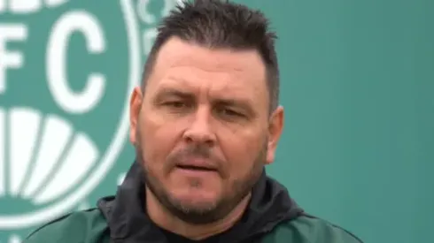 Thiago Kosloski, técnico do Coritiba | Foto: Reprodução/Youtube TV Coxa/