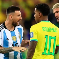 Messi não gosta da fala de Rodrygo e provoca o craque brasileiro