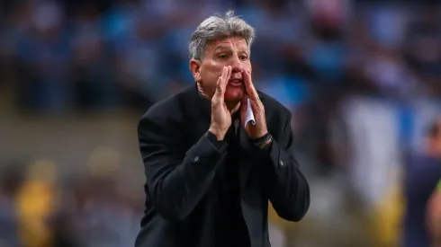Renato Portaluppi: técnico exaltou jovem do Grêmio (Foto: Lucas Uebel/Grêmio/Divulgação)