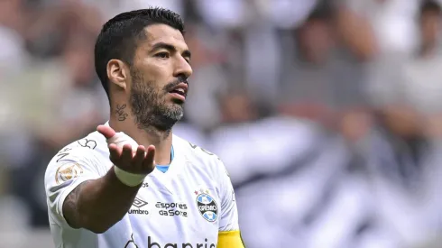 Suárez pelo Grêmio.(Photo by Pedro Vilela/Getty Images)