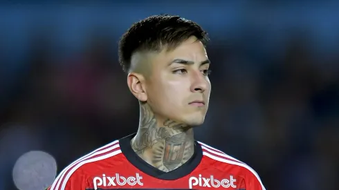 Pulgar pelo Flamengo. Foto: Marcelo Endelli/Getty Images