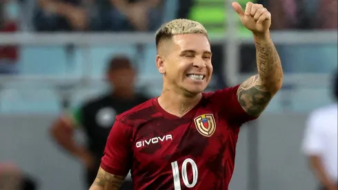 Soteldo sinaliza positivo para trocar o Santos por novo clube. (Photo by Edilzon Gamez/Getty Images)