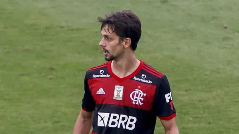 Rodrigo Caio expõe vilão dele no Flamengo em 2023. Foto: Miguel Schincariol/Getty Images