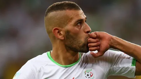 Slimani pode trocar o Coritiba por outra grande SAF do futebol brasileiro<br />
 (Photo by Julian Finney/Getty Images)
