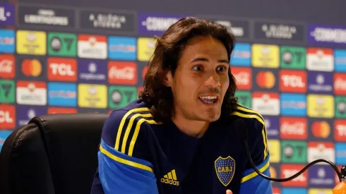 Cavani pelo Boca.(Photo by Wagner Meier/Getty Images)