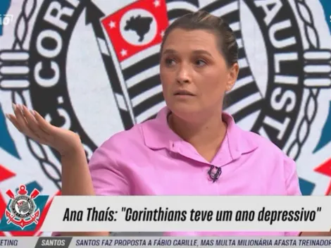 Ana Thaís Matos não se cala ao vivo e solta informação do Corinthians