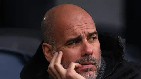 Pep Guardiola conhece adversário do City. Foto: Richard Heathcote/Getty Images