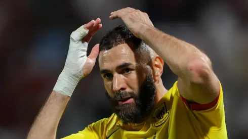 Benzema chora e é eliminado no Mundial. Foto: Yasser Bakhsh/Getty Images