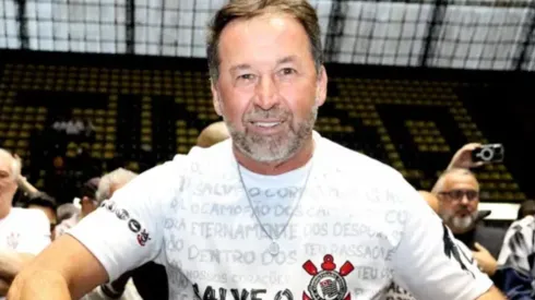 Augusto Melo: presidente confirmou negócio no Corinthians (Foto: Divulgação/Agência Corinthians)