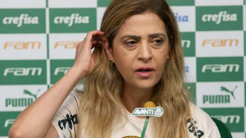 Presidente Leila Pereira: Palmeiras impôs condição ao Grêmio em negócio (Foto: Fabio Menotti/Palmeiras/Divulgação)