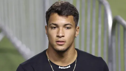 Marcos Leonardo, do Santos, recebe proposta oficial de time inusitado (Photo by Ricardo Moreira/Getty Images)