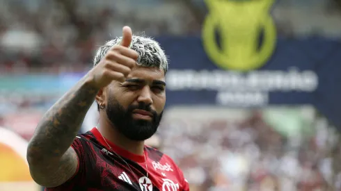 RIO DE JANEIRO, BRAZIL - OCTOBER 22: Gabriel Barbosa of Flamengo prior the match between Flamengo and Vasco Da Gama as part of Brasileirao 2023 at Maracana Stadium on October 22, 2023 in Rio de Janeiro, Brazil. (Photo by Wagner Meier/Getty Images)