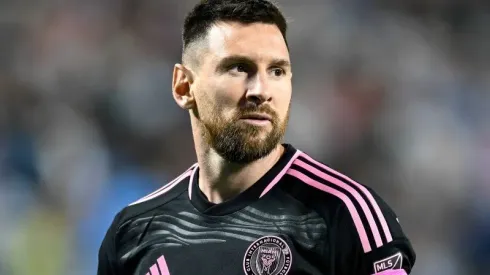 Lionel Messi, no Inter Miami. (Photo by Matt Kelley/Getty Images)