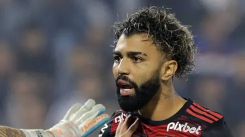 Gabigol durante a disputa da Libertadores pelo Flamengo. Foto: Daniel Jayo/Getty Images
