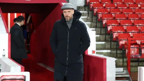Erik ten Hag, Manager of Manchester United, (Photo by Catherine Ivill/Getty Images)