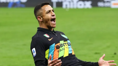 Sánchez pela Inter. (Photo by Marco Luzzani/Getty Images)