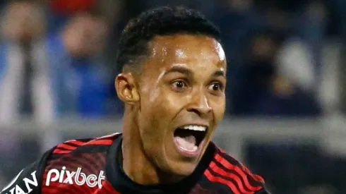 Lázaro em atuação pelo Flamengo. Foto: PhotoSport/AGIF