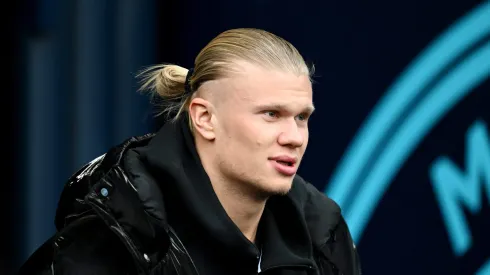 Haaland, Man City. (Photo by Gareth Copley/Getty Images)