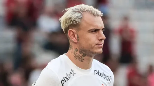 Roger Guedes em tempos de Timão. Foto: Robson Mafra/AGIF