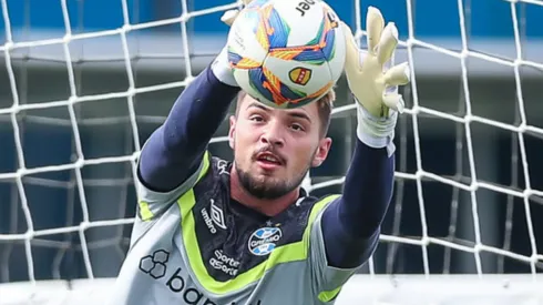 Gabriel Grando: goleiro tem ainda mais concorrência no Grêmio em 2024 (Foto: Lucas Uebel / Grêmio FBPA / Divulgação)