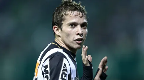 Jogador em tempos de Galo. Foto: Heuler Andrey/AGIF