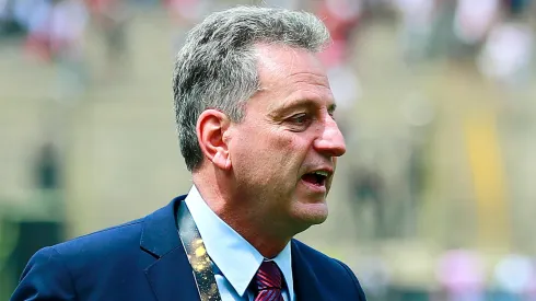 Landim: presidente topa pagar alto por reforço no Flamengo (Foto: Daniel Apuy/Getty Images)