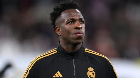 Vini é alvo de gigante inglês. (Photo by David Ramos/Getty Images)