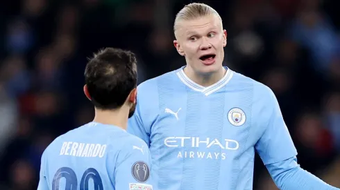 Barça quer craque do City. (Photo by Catherine Ivill/Getty Images)