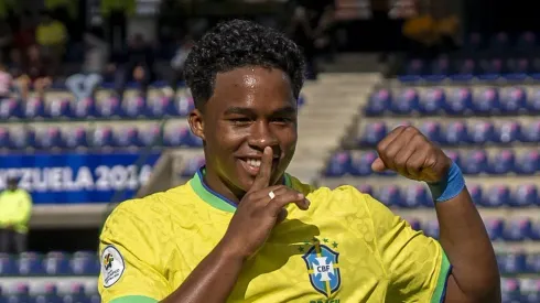 Endrick marca gol de estreia da Seleção Brasileira no Torneio Pré-Olímpico. Foto: Flickr Oficial CBF/Joilson Marconne